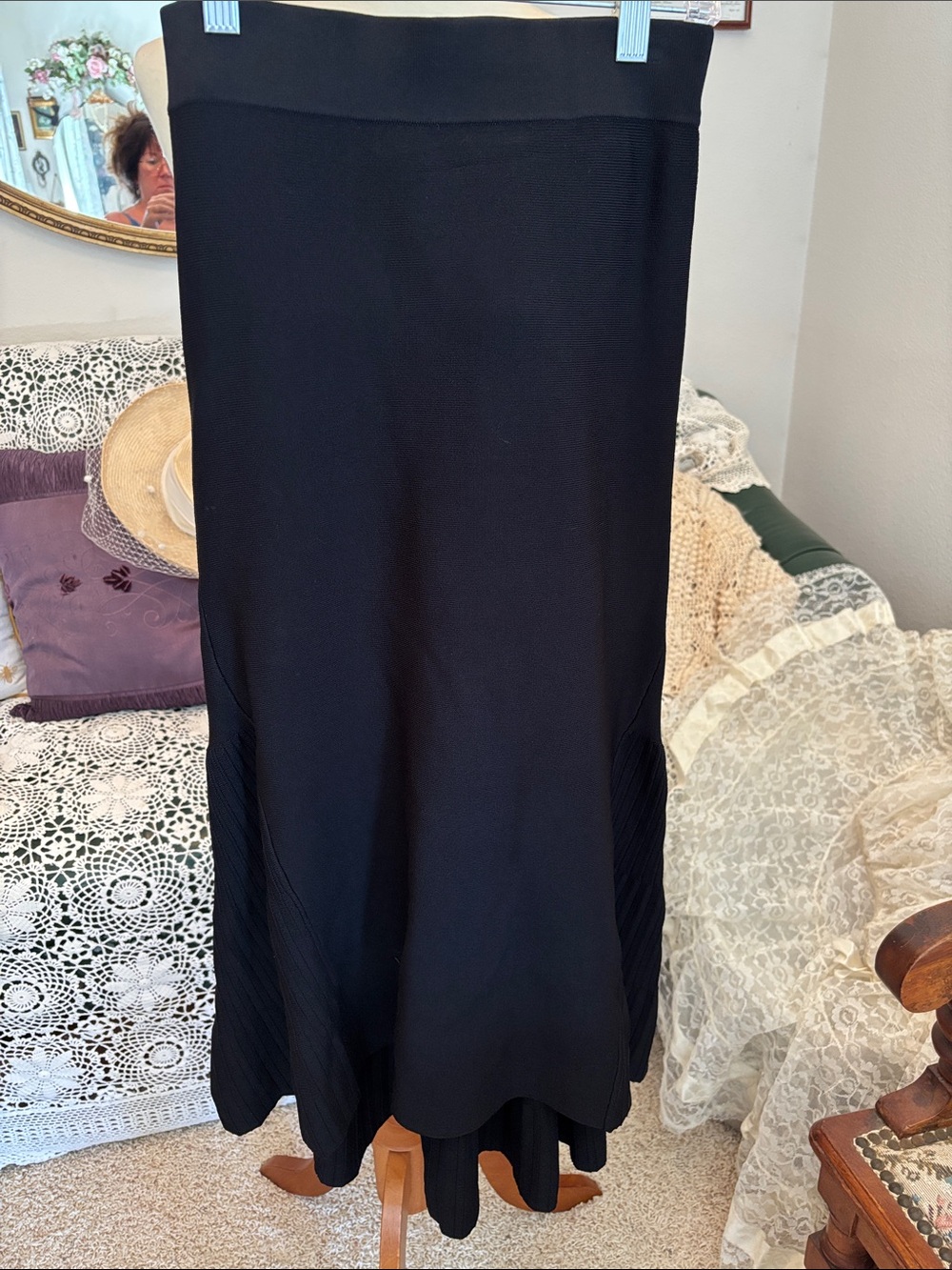 Rachel Comey Black High-Low Skirt
